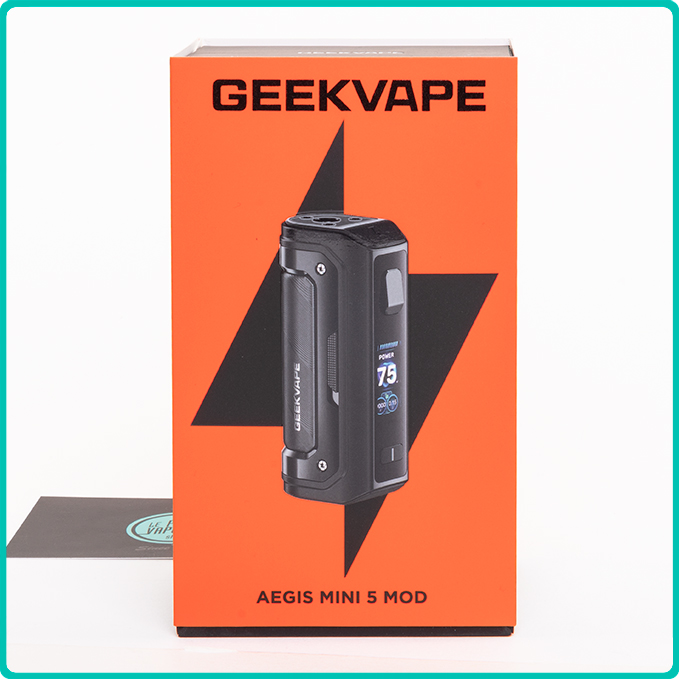Packaging de la Box Aegis Mini 5 Geekvape